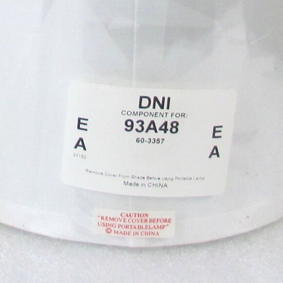 SET OF 2 TALL WHITE LAMPSHADES - Picture 6 of 9